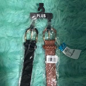 Rue21 Set of 2 Plus Size Belts